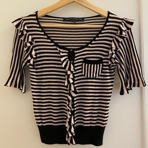 French Connection | Striped Cardigan Sweater